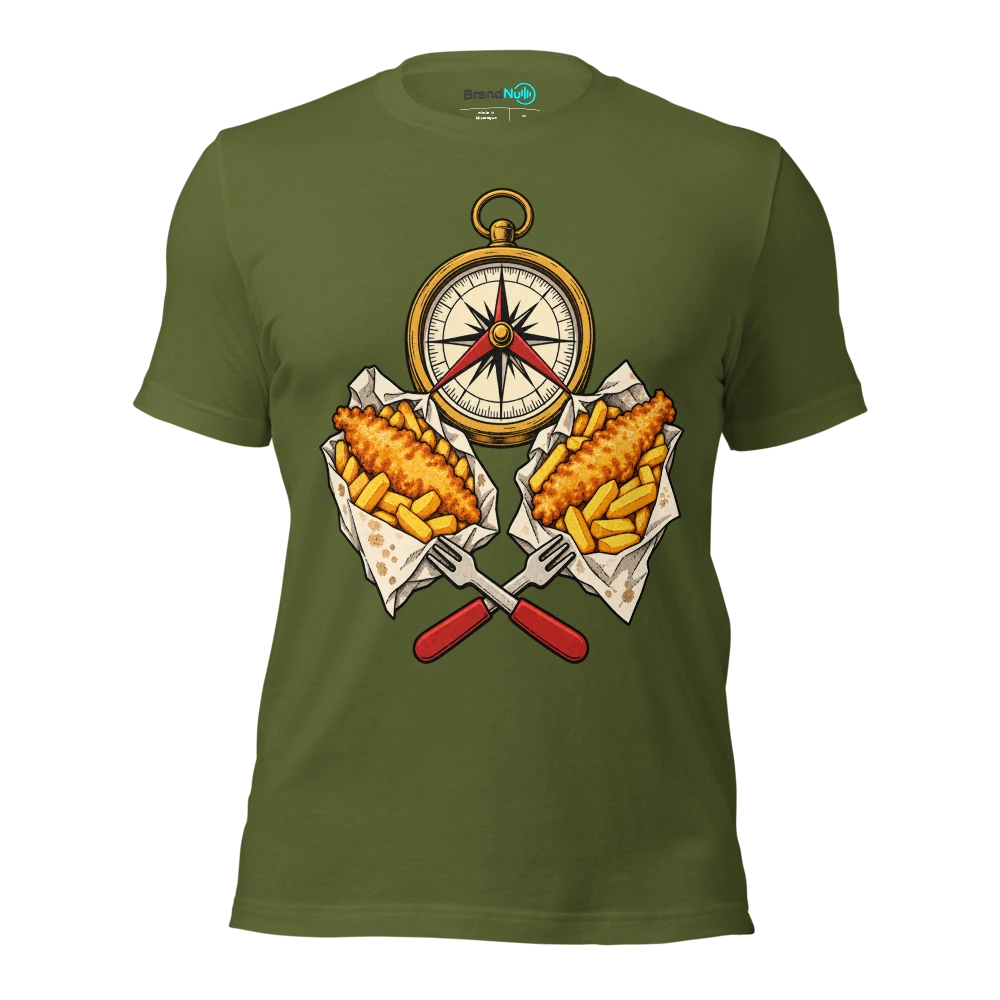 My BrandNu sense of adventure is trying the other chippy T Shirt Olive Front
