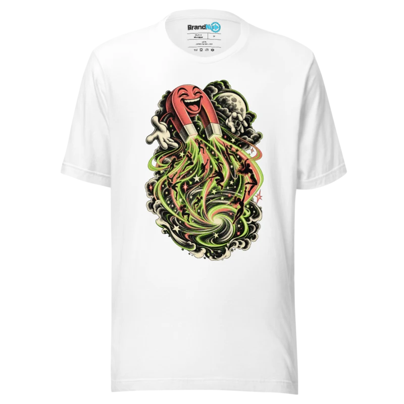 Midnight Magnet T Shirt - White