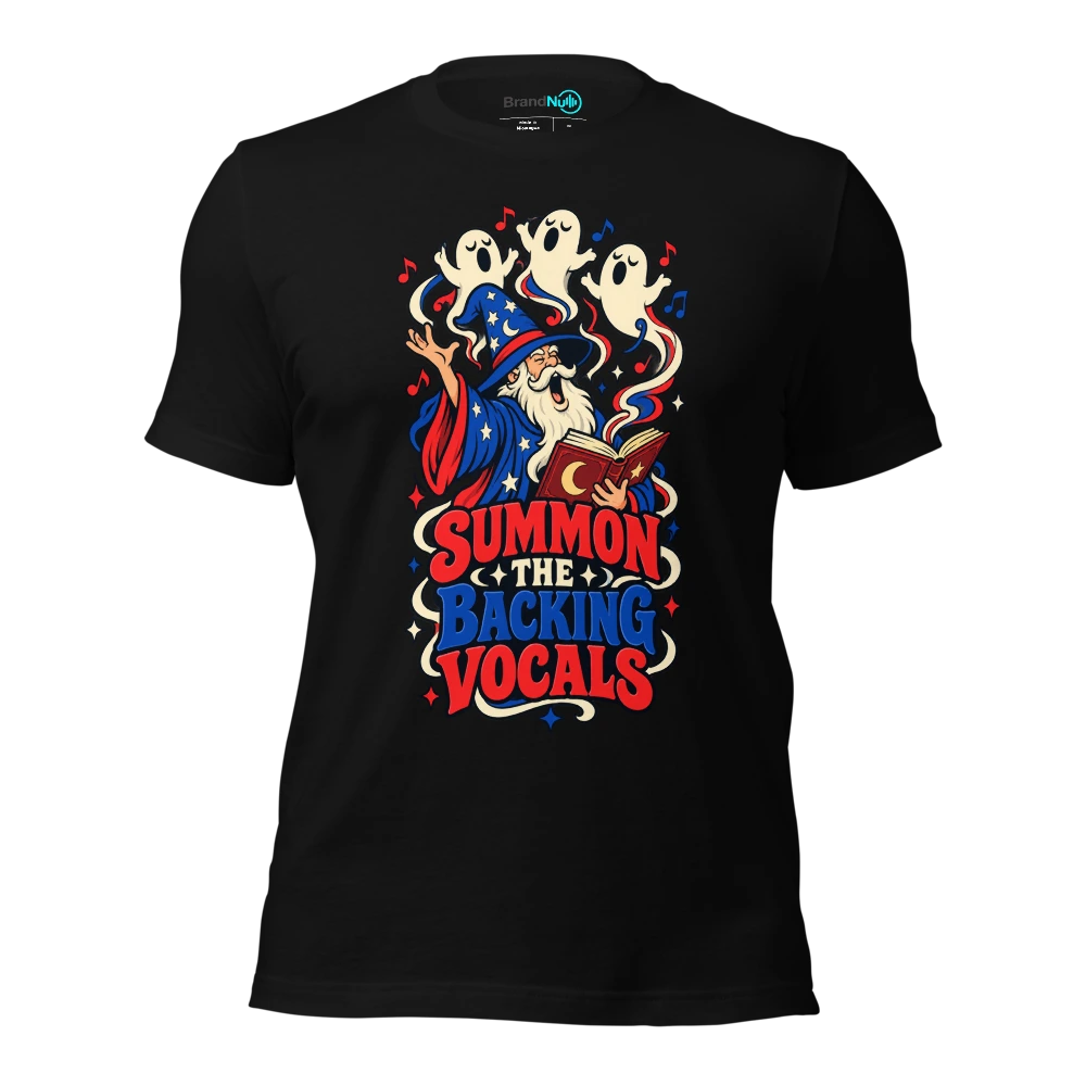SUMMON THE BACKING VOCALS T Shirt Black Front
