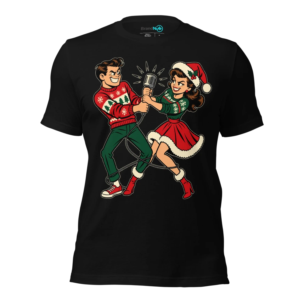 FAMILY HARMONY ENDS AT THE MICROPHONE T-SHIRT