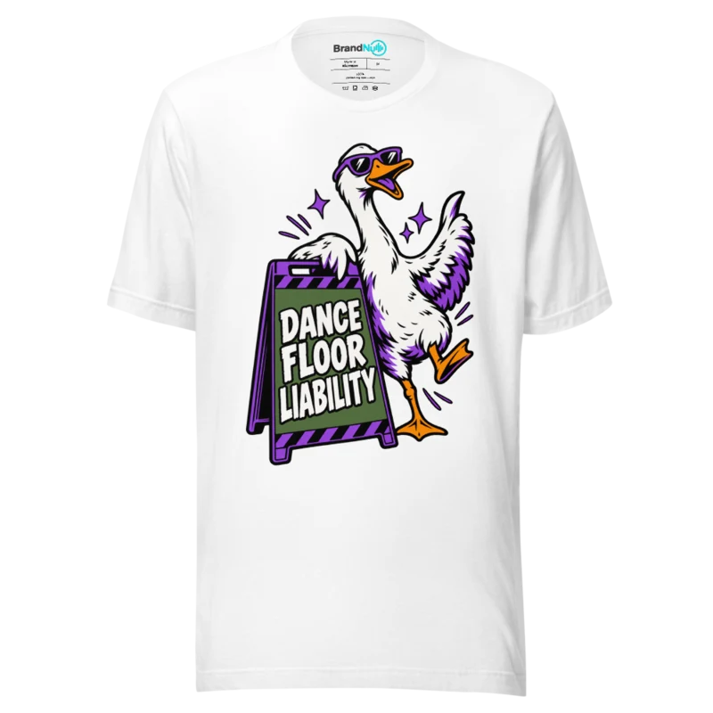 DANCE FLOOR LIABILITY T Shirt - White