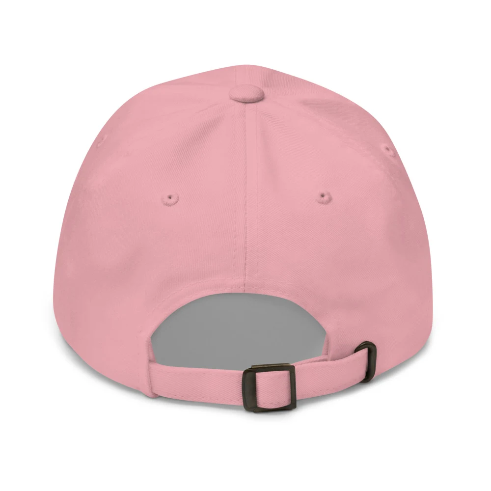 Ex Is Here Play It Petty Dad Cap Pink back view