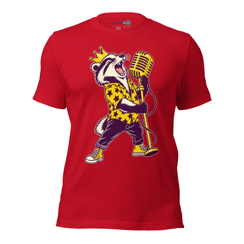 THE BIRTHDAY BADGER HAS FAILED THE QUIET PART T Shirt Red Front