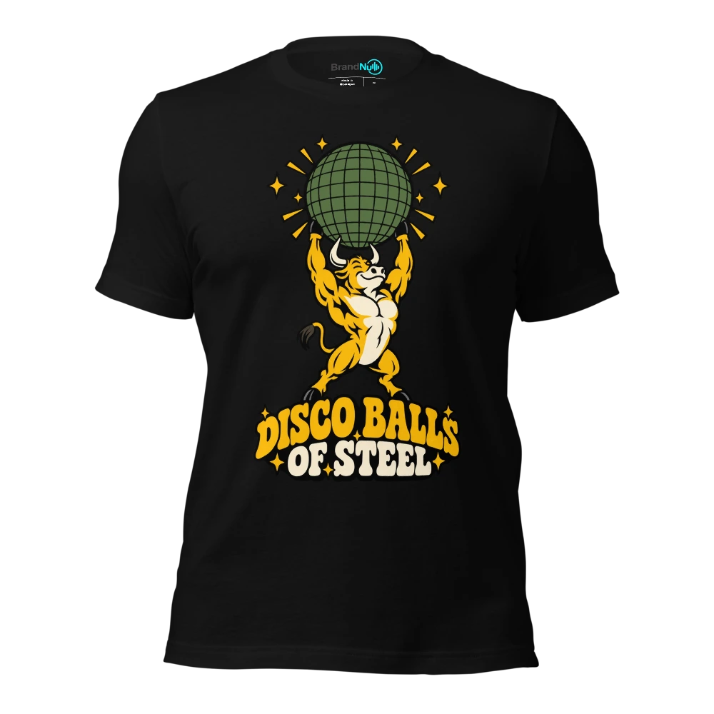 DISCO BALLS OF STEEL T-SHIRT