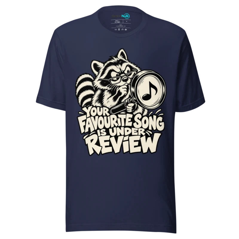 YOUR FAVOURITE SONG IS UNDER REVIEW T Shirt - Navy