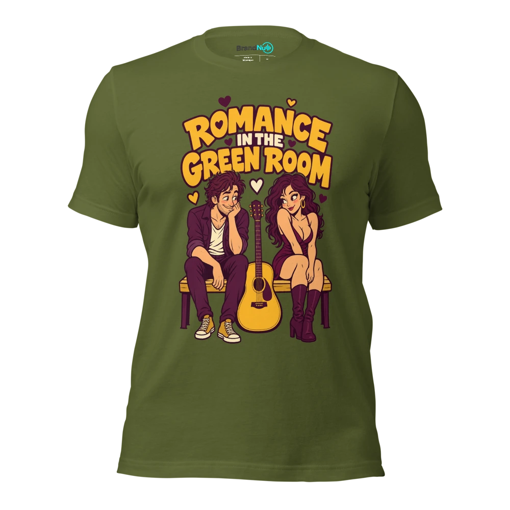 ROMANCE IN THE GREEN ROOM T Shirt Olive Front