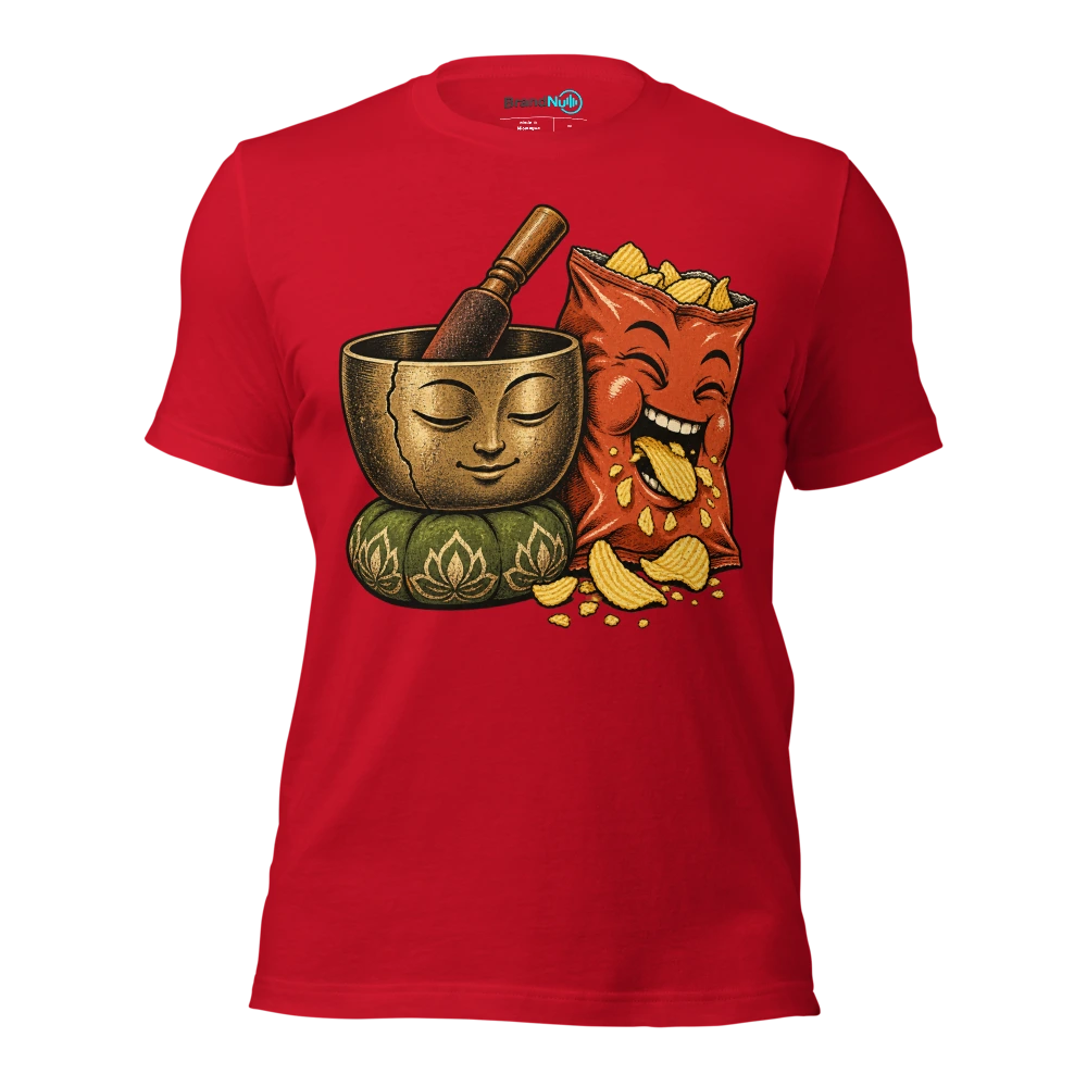 My BrandNu inner peace has heard how you chew T Shirt Red Front