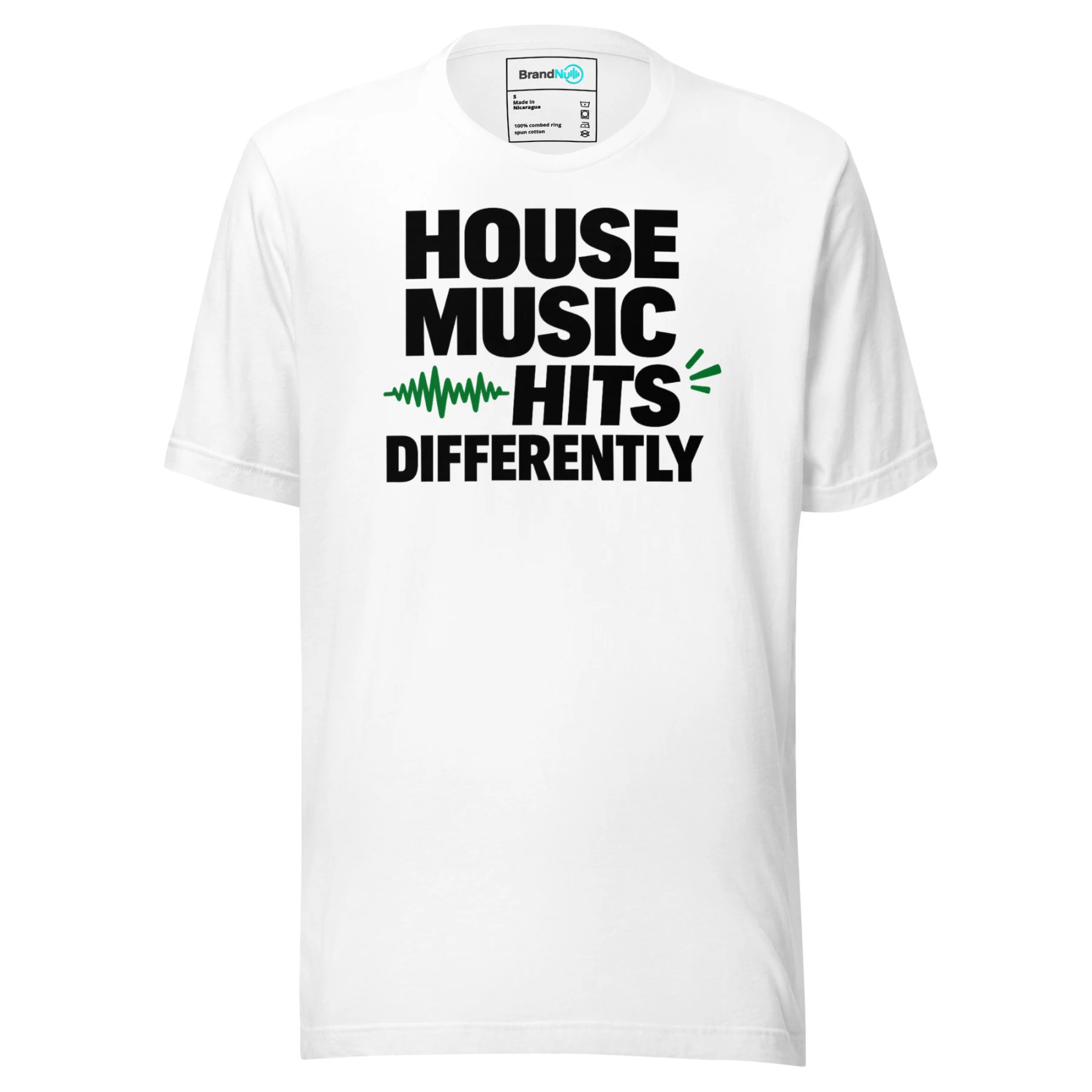 House Music Hits Differently T Shirt – Pulse Accent Design
