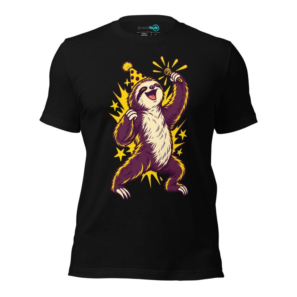 THE PARTY SLOTH HAS BEATEN ME TO LAST ORDERS T-SHIRT
