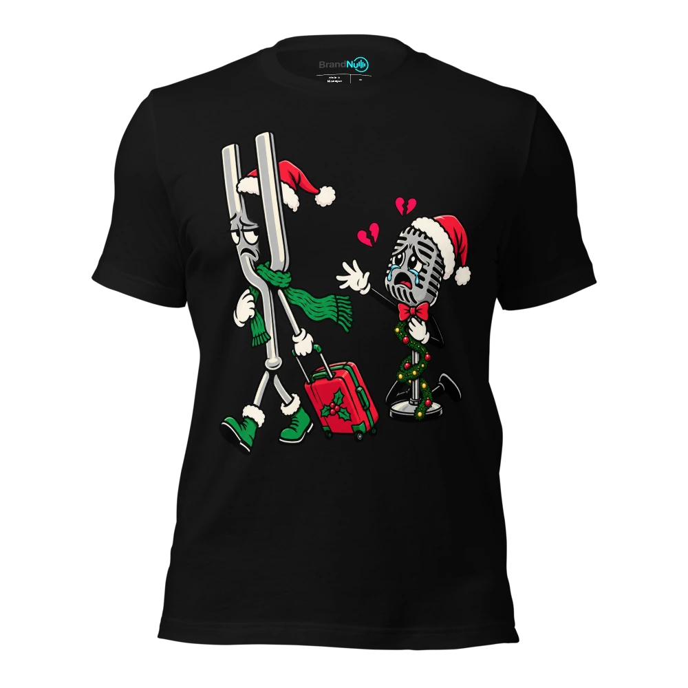 THE TUNING FORK HAS ASKED FOR A TRANSFER T Shirt Black Front