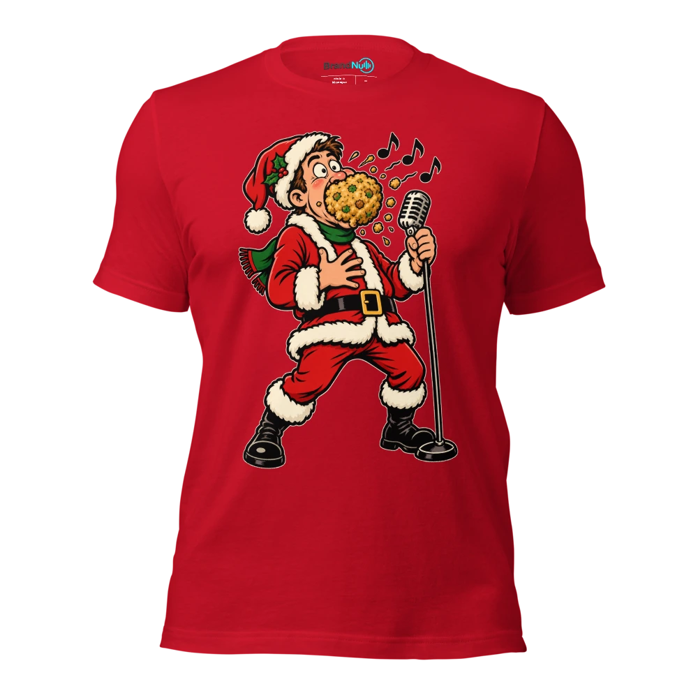 I HAVE STUFFING IN MY VOCAL CORDS T Shirt Red Front
