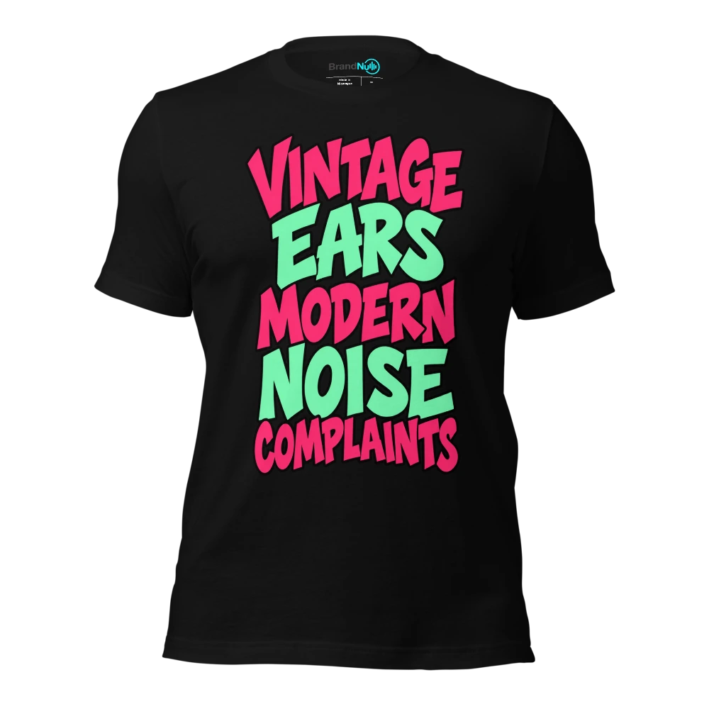 VINTAGE EARS MODERN NOISE COMPLAINTS T-SHIRT