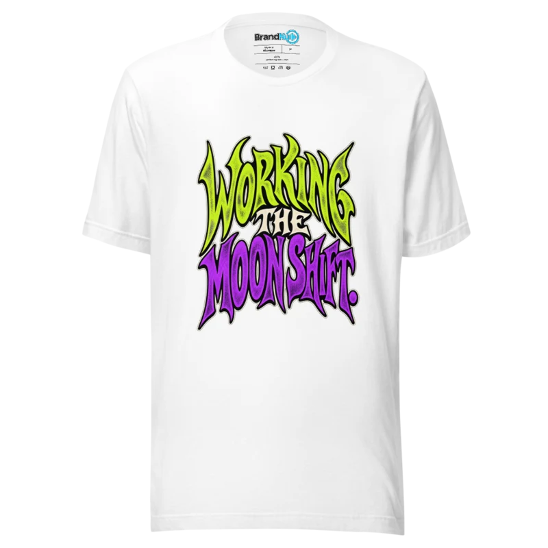 Working The Moon Shift T Shirt