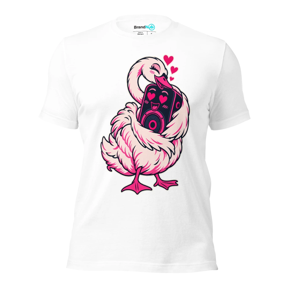 THE SWAN HAS CLAIMED A PLUS ONE FOR THE SPEAKER T Shirt White Front