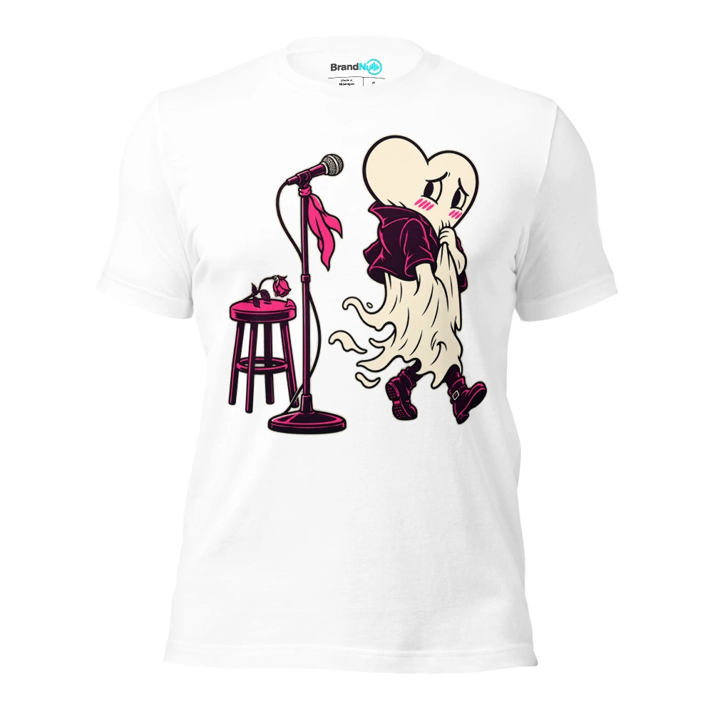THE ROMANCE GHOST HAS LEFT BEFORE THE ENCORE T Shirt White Front