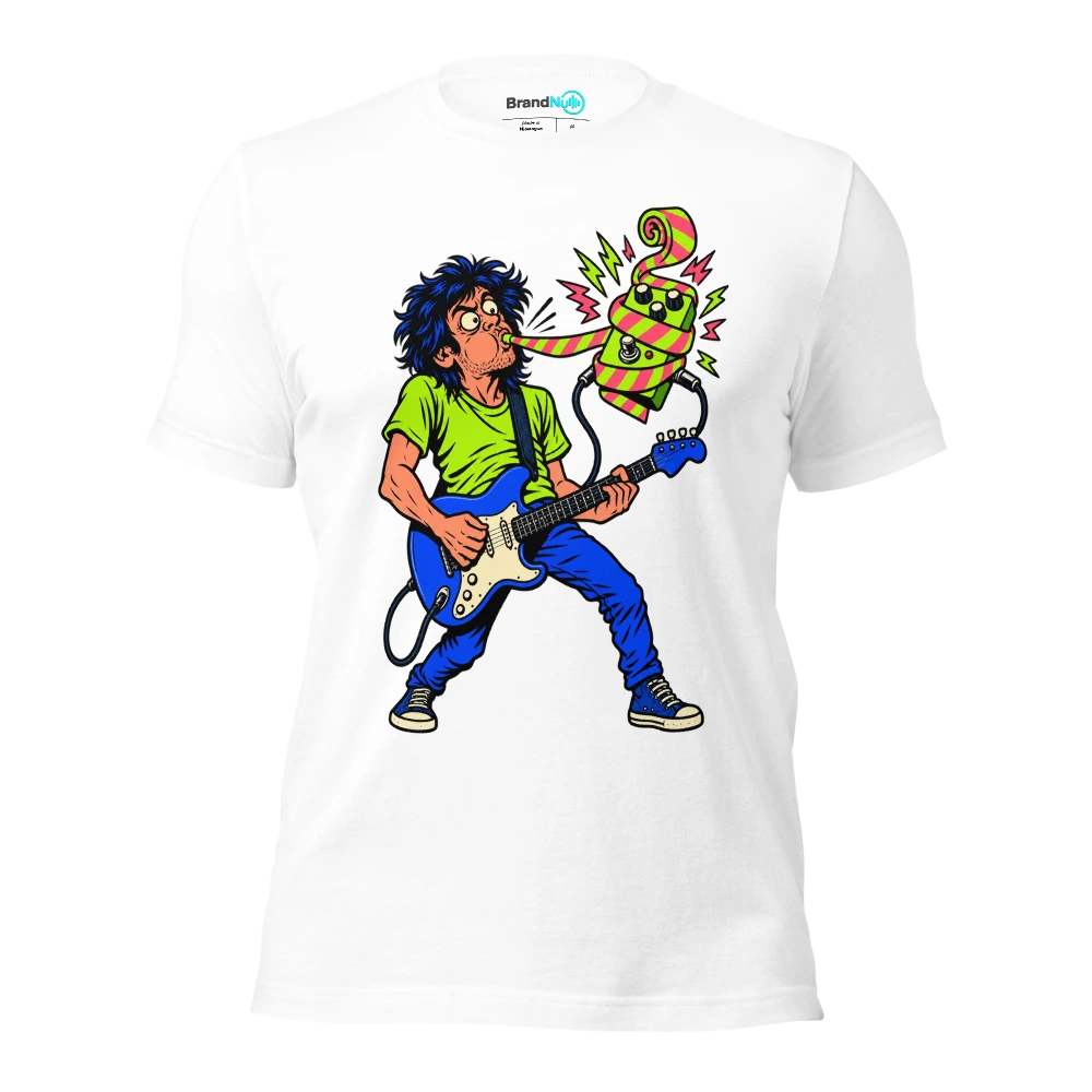 THIS PARTY BLOWER HAS A DISTORTION ISSUE T Shirt White Front