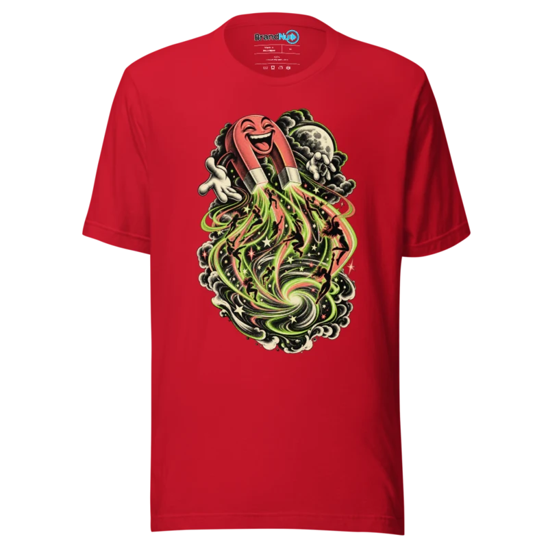 Midnight Magnet T Shirt - Red