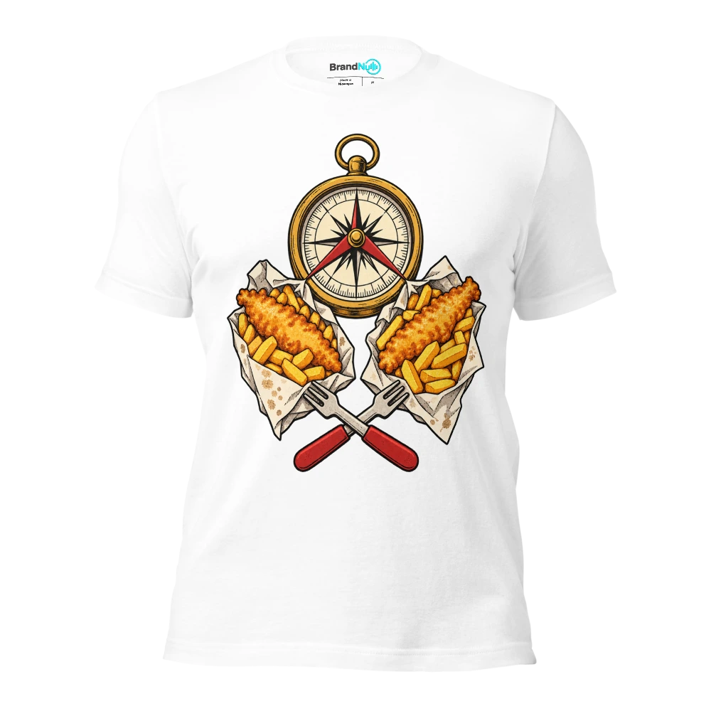 My BrandNu sense of adventure is trying the other chippy T Shirt White Front