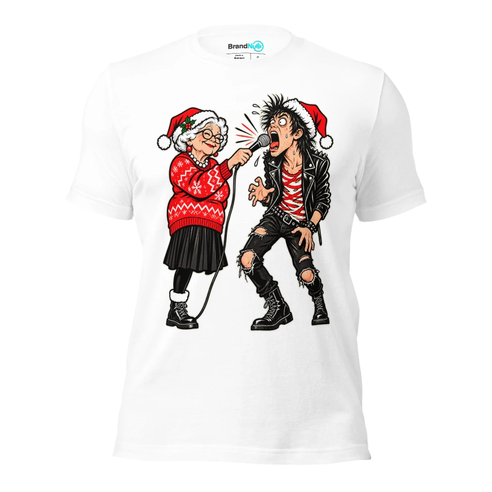 MY NAN HAS BETTER MIC DISCIPLINE T Shirt White Front