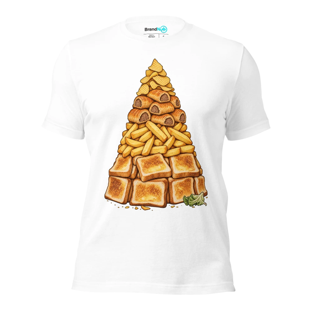My BrandNu diet starts when the beige food runs out T Shirt White Front