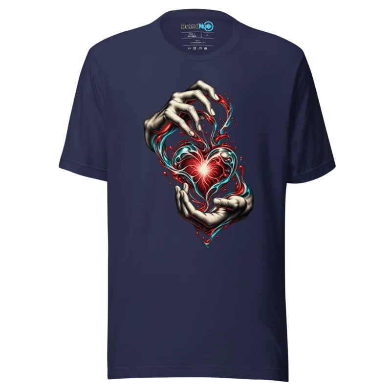 Hands Of Rhythm T Shirt - Navy
