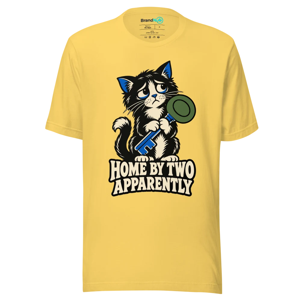 HOME BY TWO APPARENTLY T Shirt Yellow Front