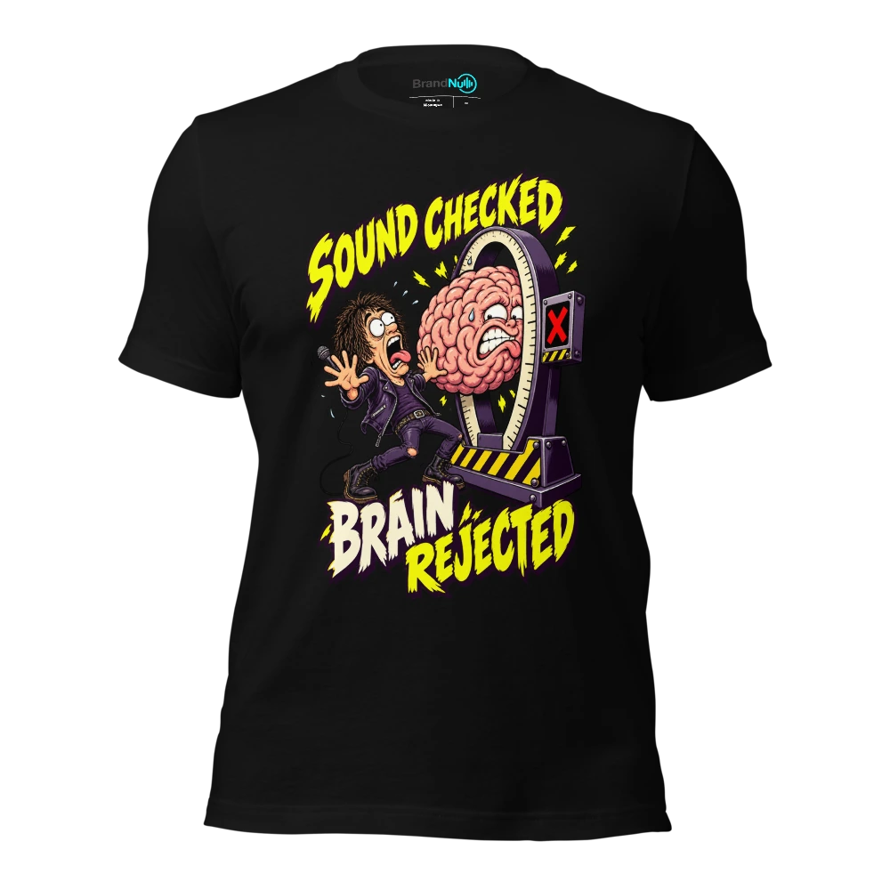 SOUND CHECKED BRAIN REJECTED T-SHIRT