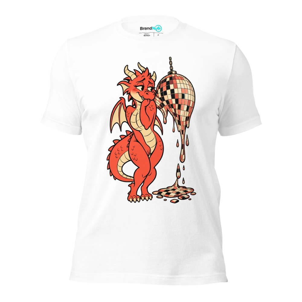 THE LOVE DRAGON HAS MELTED THE LAST DANCE T Shirt White Front
