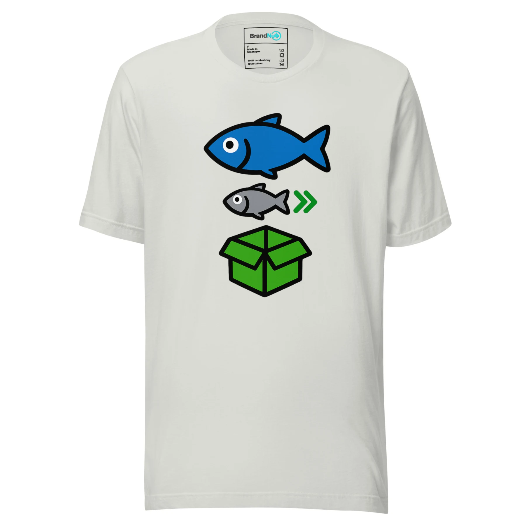 Big Fish Small Fish Cardboard Box T Shirt – Rave Dance Reference