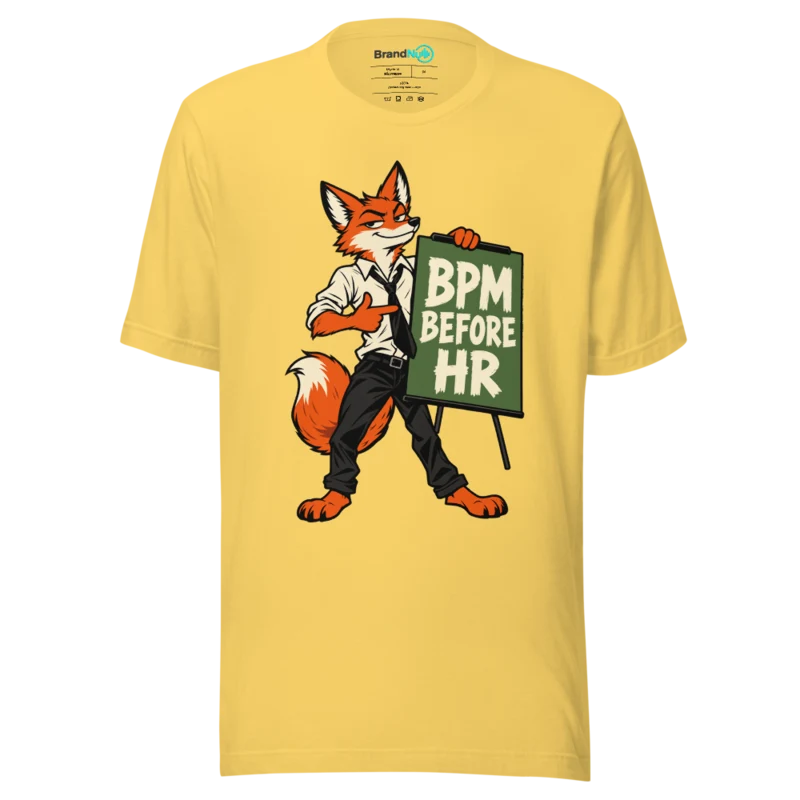 BPM BEFORE HR T Shirt - Yellow