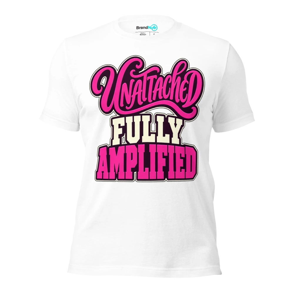 UNATTACHED FULLY AMPLIFIED T Shirt White Front