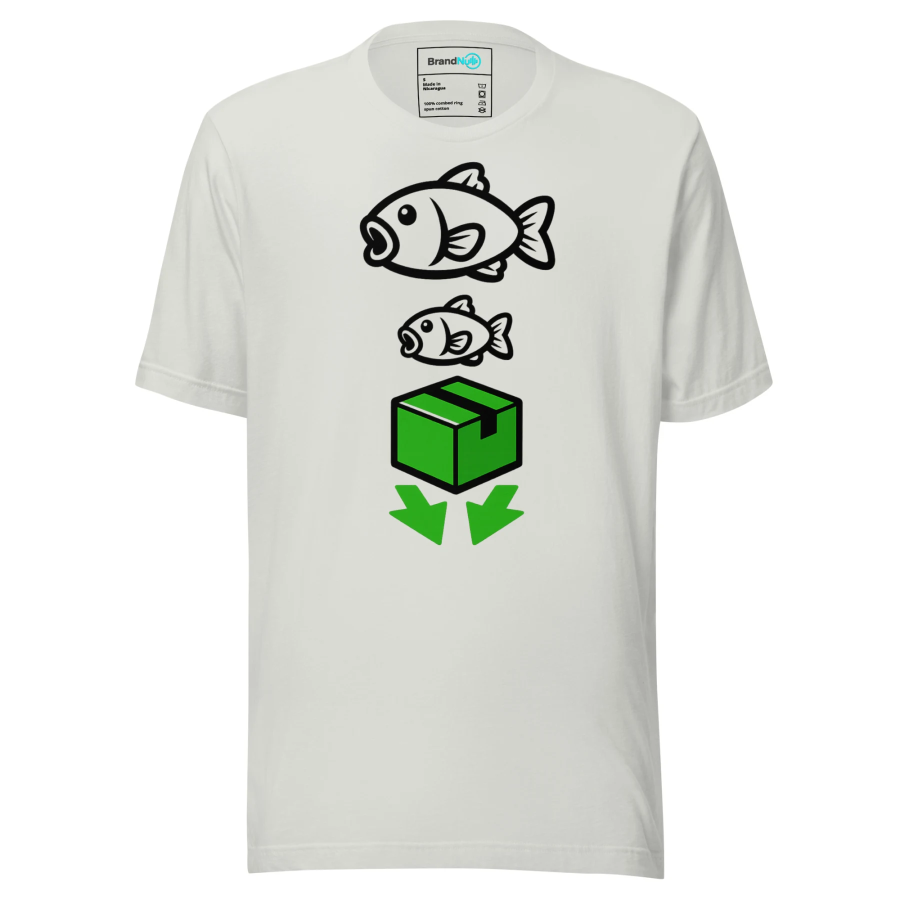 Big Fish Small Fish Cardboard Box T Shirt – UK Rave Move