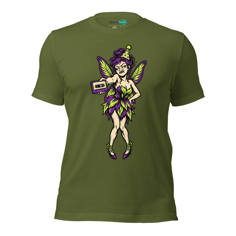 THE WISH FAIRY HAS DELIVERED ANOTHER REMIX REQUEST T Shirt Olive Front