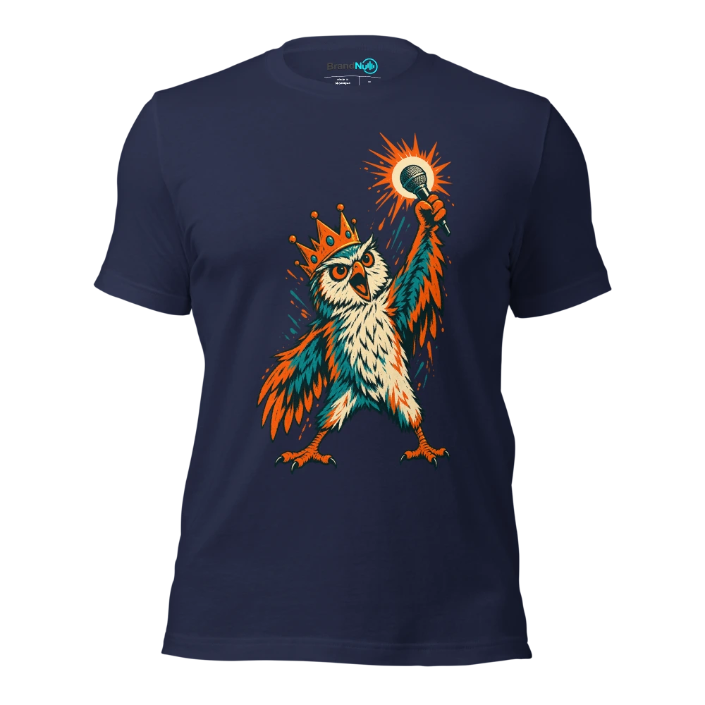 THE NIGHT OWL HAS REQUESTED AN AFTERNOON SET T Shirt Navy Front