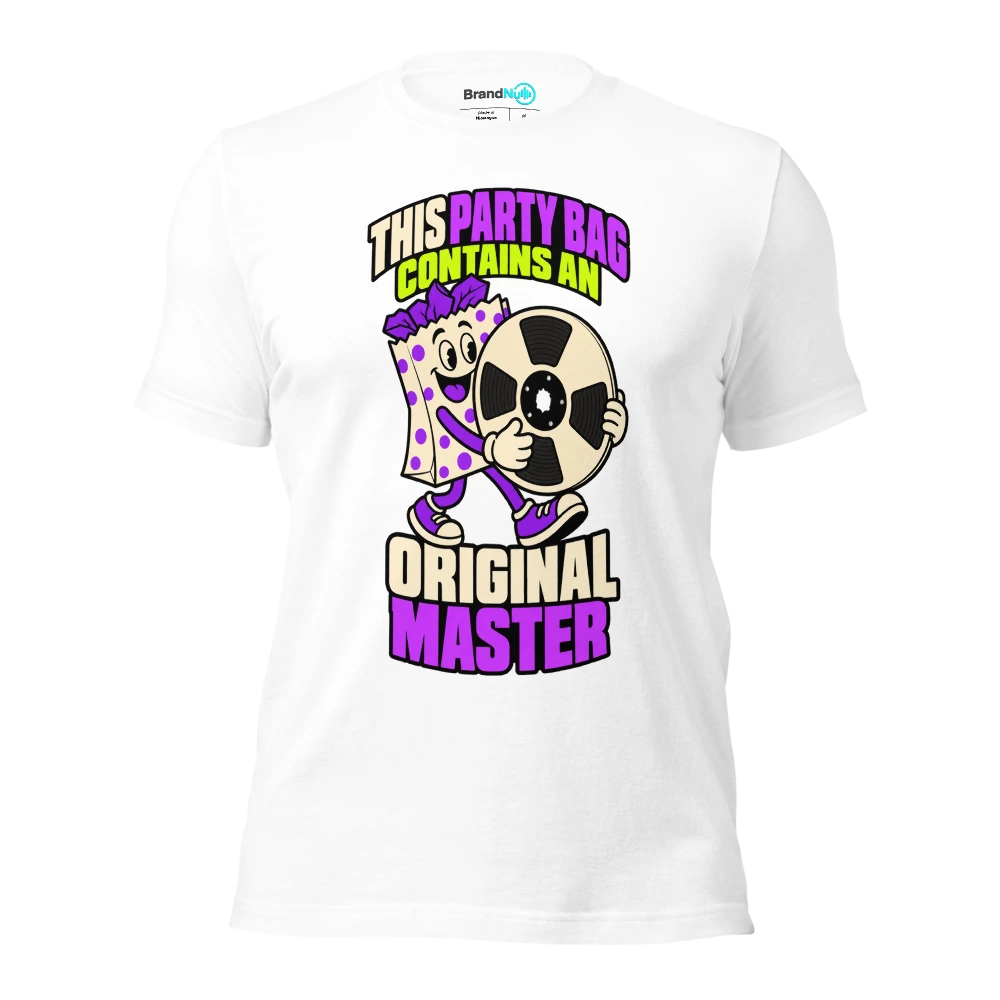THIS PARTY BAG CONTAINS AN ORIGINAL MASTER T Shirt White Front