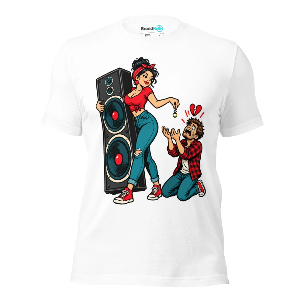 I RETURNED THE RING NOT THE SPEAKERS T Shirt White Front