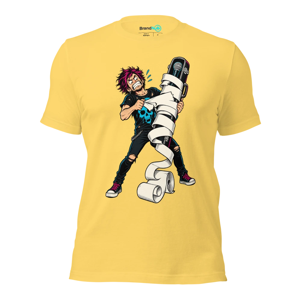 THE GIFT RECEIPT IS A DO NOT PLAY LIST T Shirt Yellow Front
