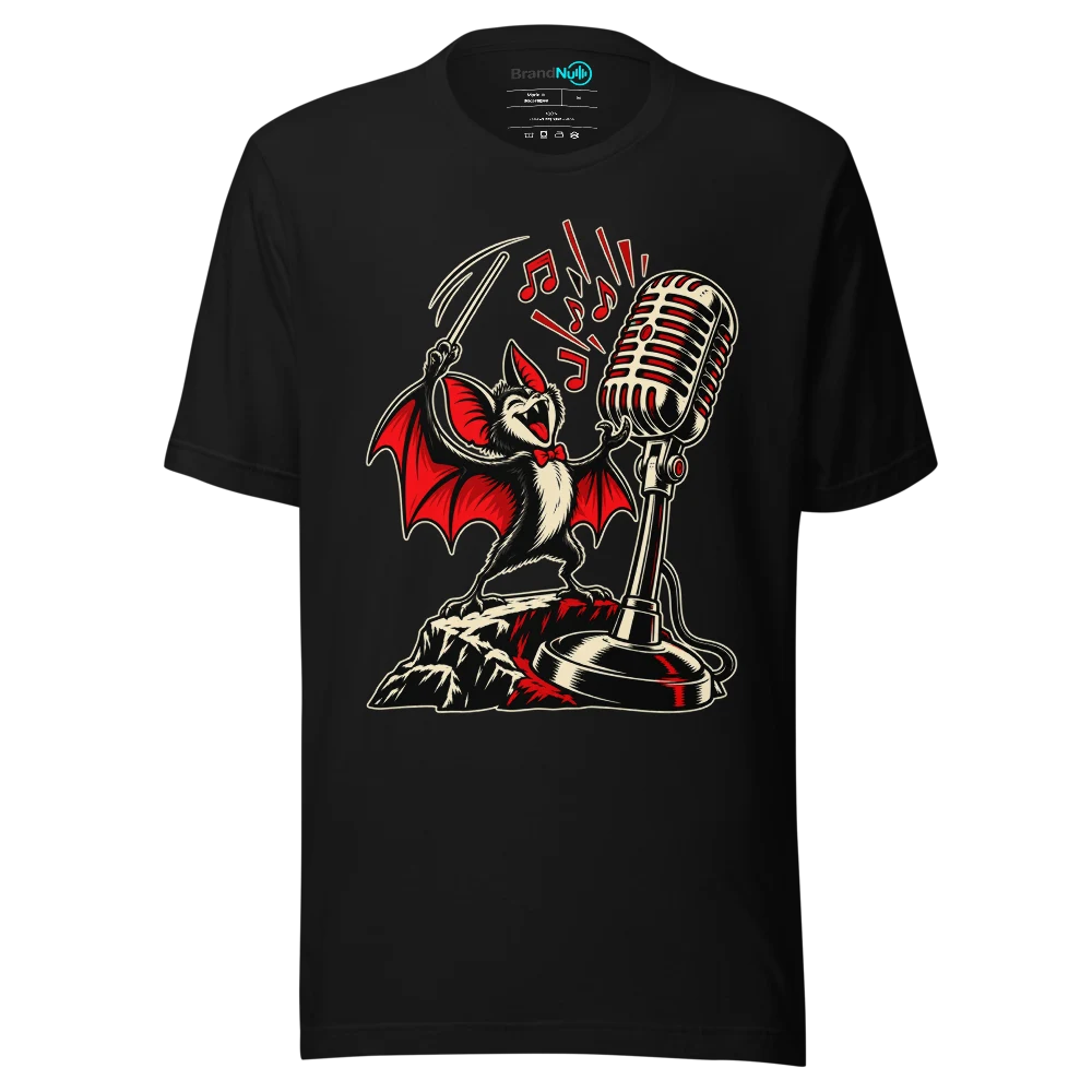 THE BAT HAS REQUESTED A SOLO T Shirt Black Front