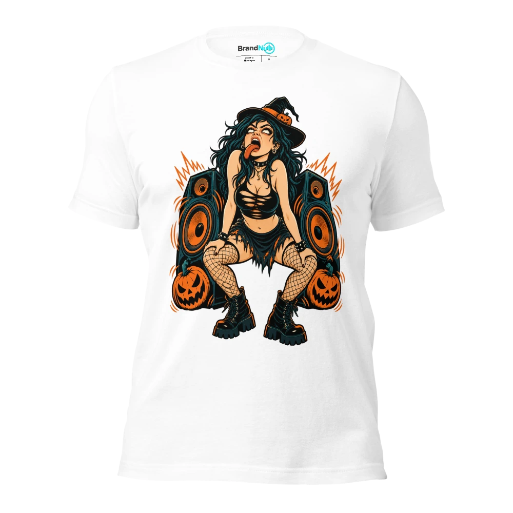 MY HORROR FACE IS JUST MY BASS FACE T Shirt White Front