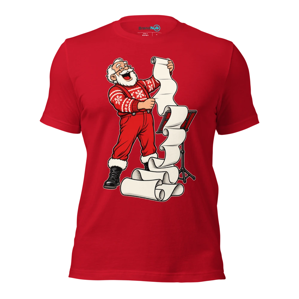 GRANDAD HAS ADDED A VERSE WE DID NOT ORDER T Shirt Red Front