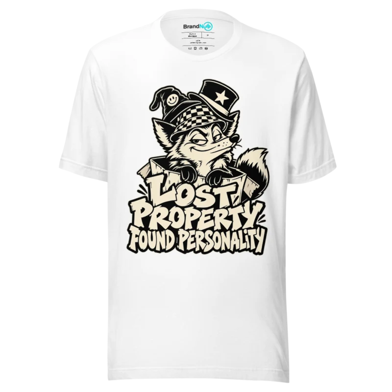 LOST PROPERTY FOUND PERSONALITY T Shirt - White