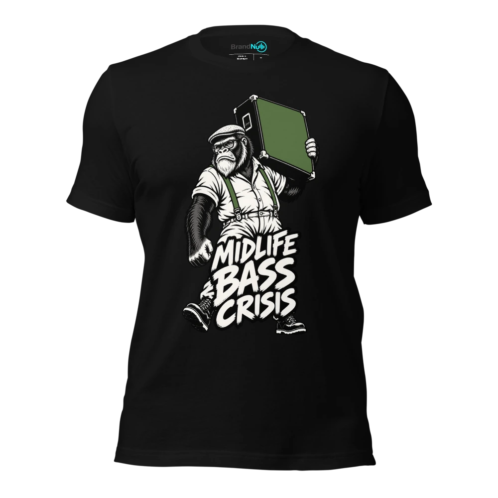 MIDLIFE BASS CRISIS T Shirt