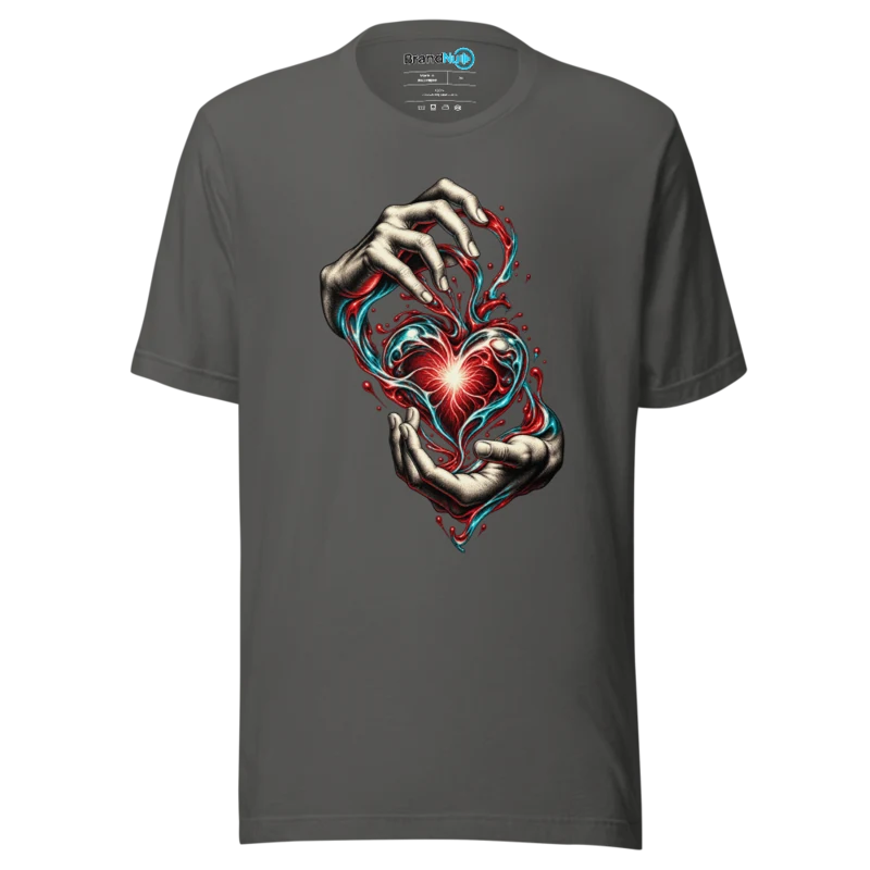 Hands Of Rhythm T Shirt - Asphalt