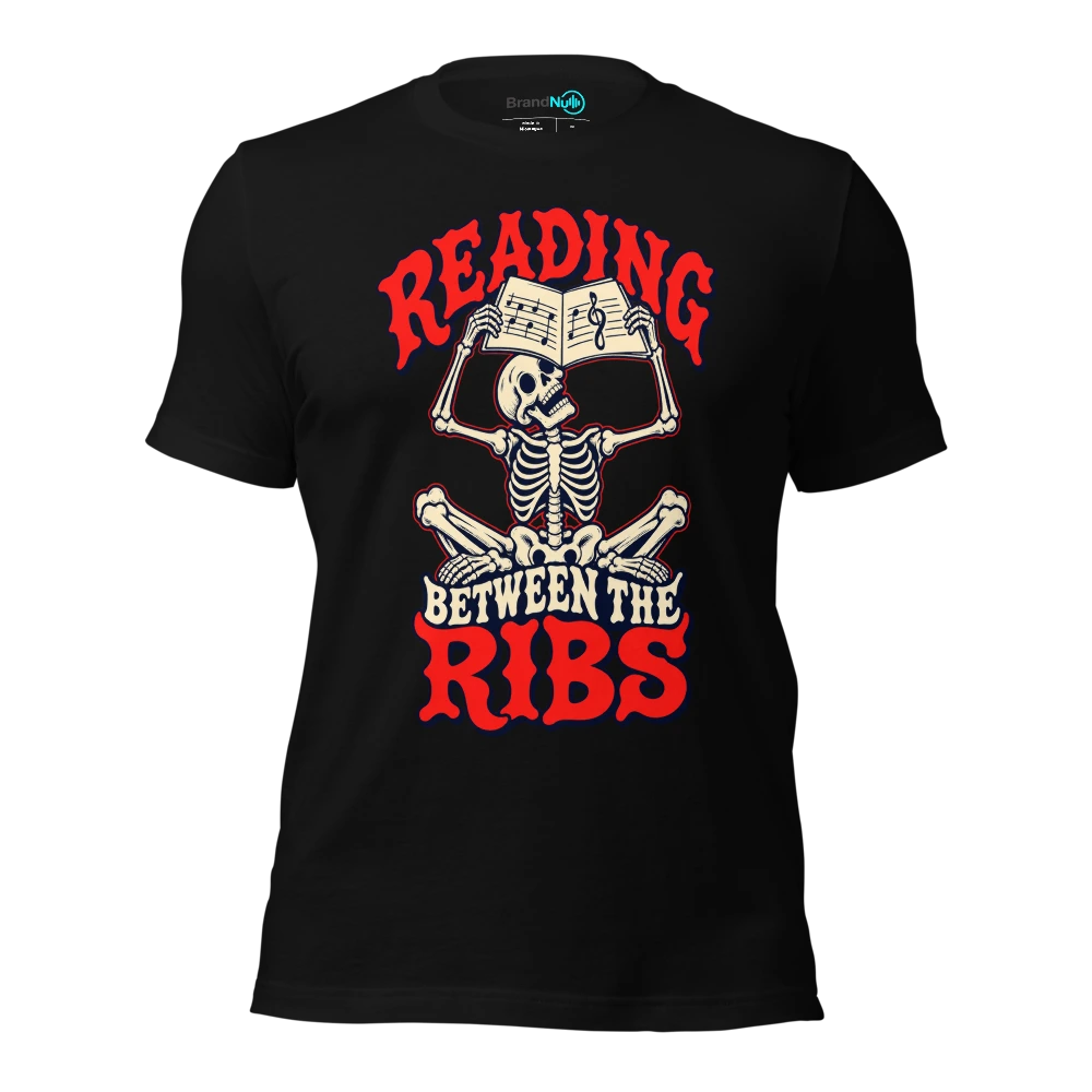 READING BETWEEN THE RIBS T-SHIRT