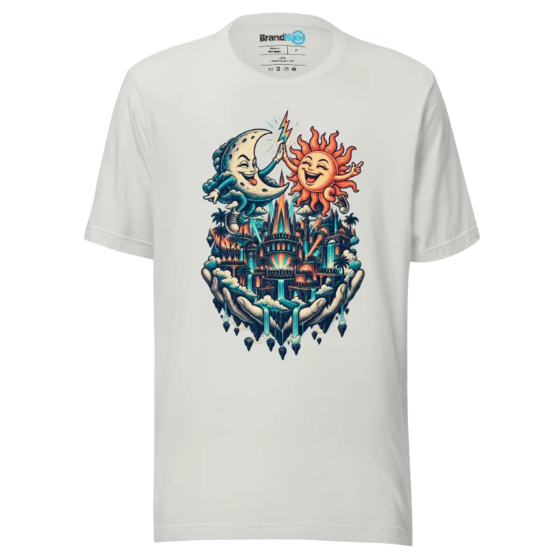 Moonlight Mischief T Shirt - Asphalt