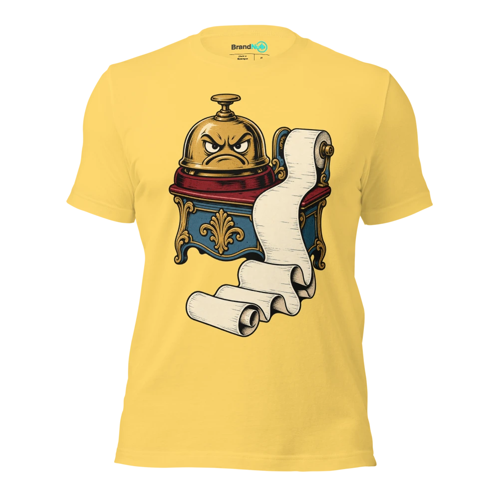 IÃ¢â‚¬â„¢m a BrandNu man. Same complaints department T Shirt Yellow Front