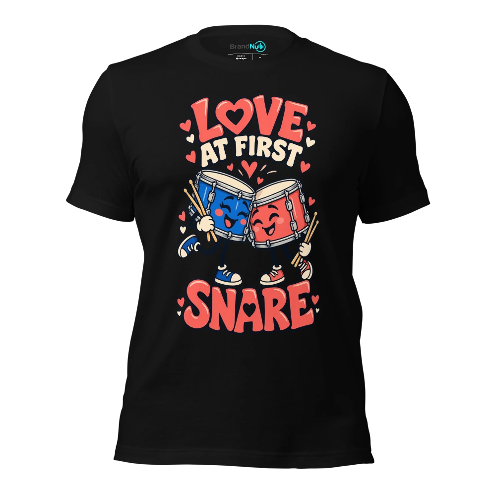 LOVE AT FIRST SNARE T-SHIRT
