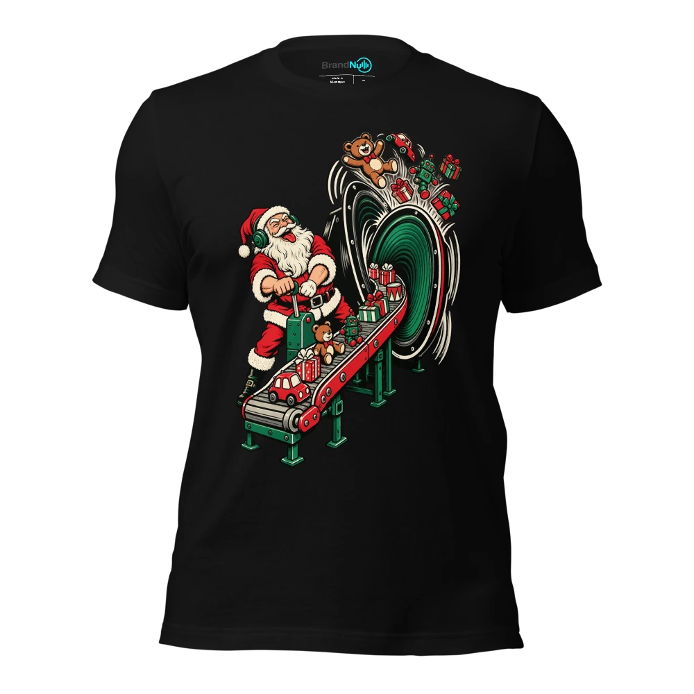 THE ASSEMBLY LINE HAS BECOME A BASSLINE T-SHIRT