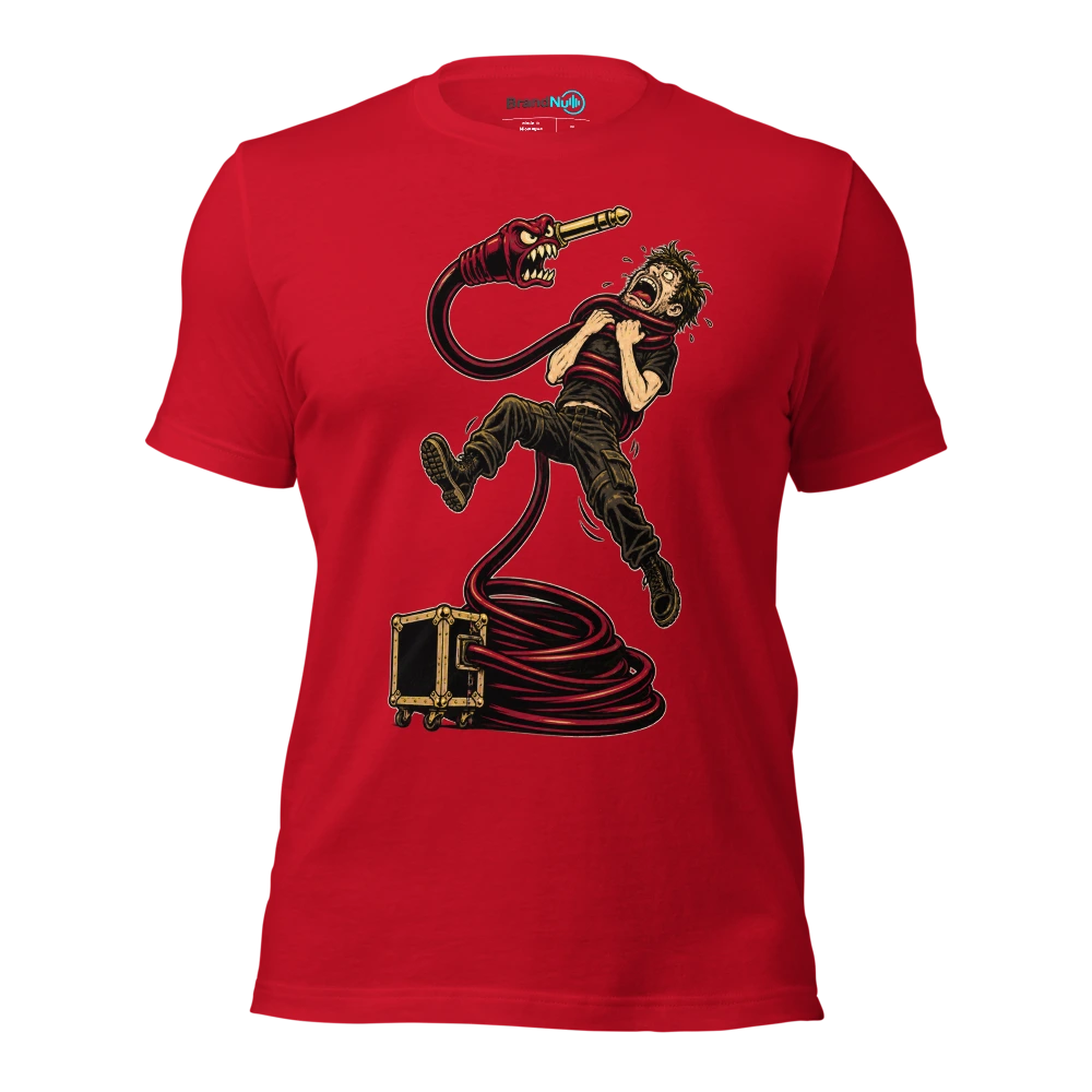 THE TECH RIDER HAS A POSSESSION CLAUSE T Shirt Red Front