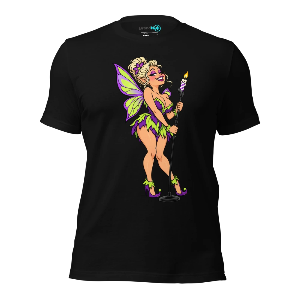 THE CAKE FAIRY HAS GIFT WRAPPED THE WRONG MIC T-SHIRT